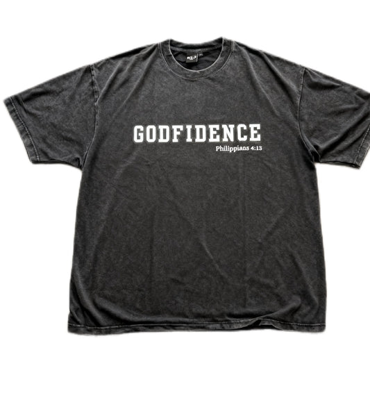 The Godfidence vintage Acid wash Tee